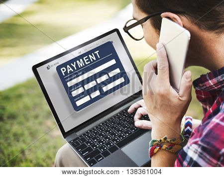 Payment Electronic E-commerce Credit E-payment Concept