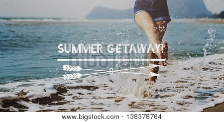 Summer Vacation Holiday Beach Sunny Concept