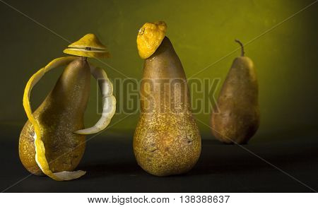 Still life with pears 