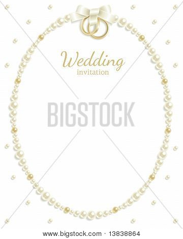 Wedding jewel frame