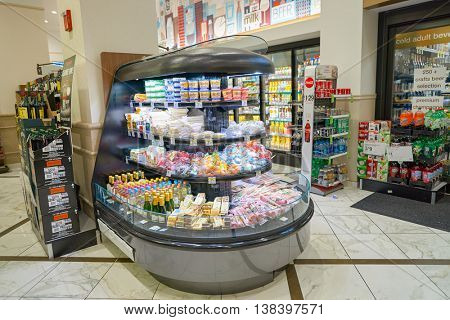 CHICAGO, IL - CIRCA APRIL, 2016: inside of the Walgreens store. The Walgreen Company is an American pharmaceutical company which operates the second-largest chain in the USA behind CVS Health.