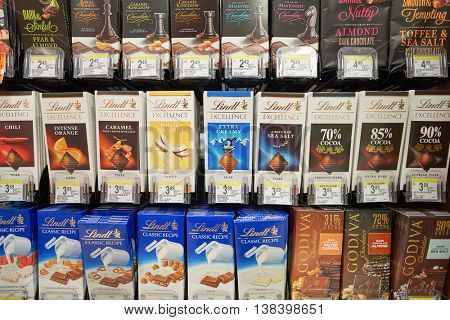 CHICAGO, IL - CIRCA APRIL, 2016: inside of the Walgreens store. The Walgreen Company is an American pharmaceutical company which operates the second-largest chain in the USA behind CVS Health.