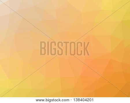 Orange yellow gradient polygon shaped background for professional use.