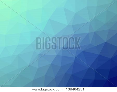 Teal blue gradient polygon shaped background for professional use.