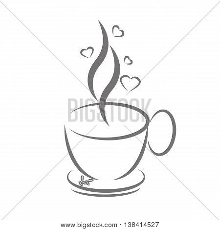 coffee cups icons in different colours & styles