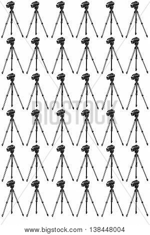 Video Camera On A Tripod
