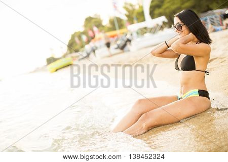 Young Woman On The Beach