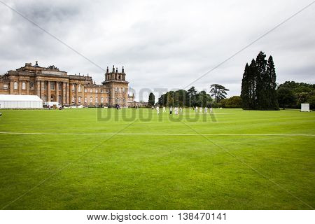Oxford, United Kingdom - JUNE 19, 2016: Blenheim Palace