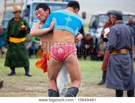 Hold összege, Mongólia - július 25.: hagyományos mongol harci fesztivál július 25, 2010-ban hold összege, 