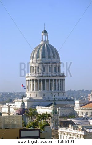 Capitolio At Havana, Cuba