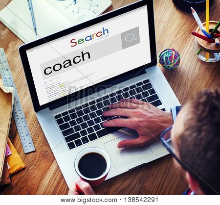 Coach Lead Leadership Manage Mentor Teacher Concept