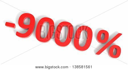 Discount 9000 Percent Off Sale.