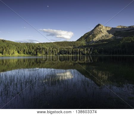 Lost Lake Slough and East Beckwith Mountain in Gunnison National Forest
