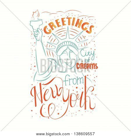 Conceptual handwritten calligraphic design. Motivational vector typography 
