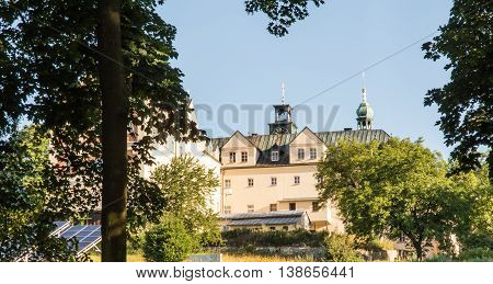 Mountain St. Anna Basilica Franciscan monastery and the International Shrine of St. Anna Poland