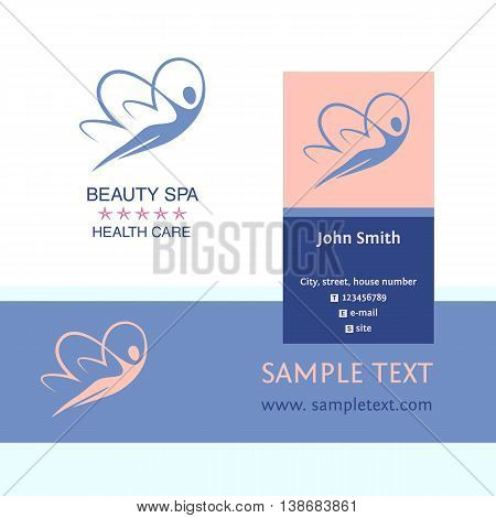 Vector Logo For Spa, Beauty And Relaxation Treatments. Women But
