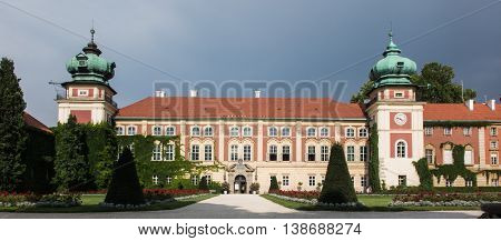 Lancut castle Poland. historical old palace in Poland