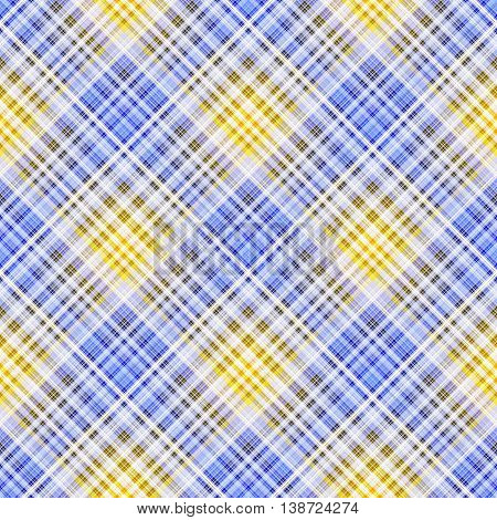 Checkered seamless pattern of interwoven colored thin strips. Motley abstract symmetrical background. Tartan template for fabrics, wallpaper. Vector eps10