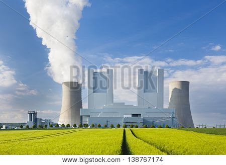 Power Station And Rye Field