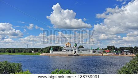 Scenic view of Hypatian monastery in Russia