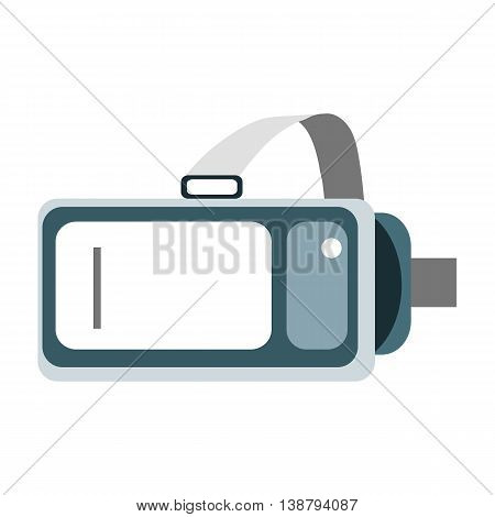 Helmet Virtual Reality Vr On A White Background. New Technology For Watching Movies And Games In 3D