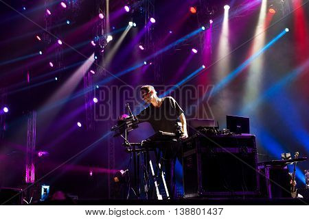 Kyiv, Ukraine - May 13, 2016: Ukrainian Musician Band Nuangels