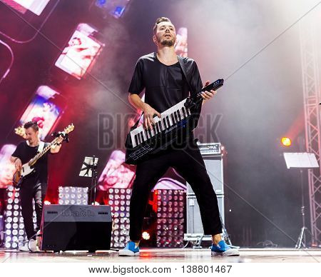 Kyiv, Ukraine - May 13, 2016: Ukrainian Musician Band Nuangels