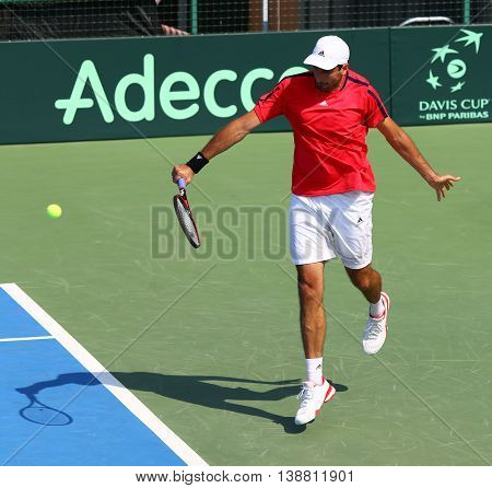 Davis Cup Tennis Game Ukraine V Austria