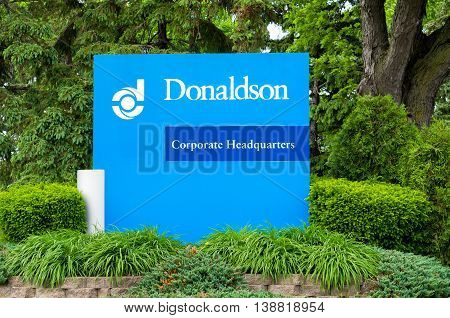 Donaldson Company Headquarters Exterior And Logo