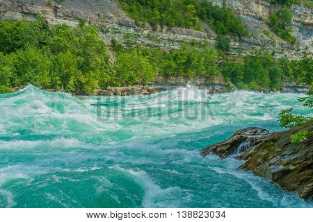 The Whirlpool Rapids in the Niagara River are considered class 6 rapids and very dangerous.