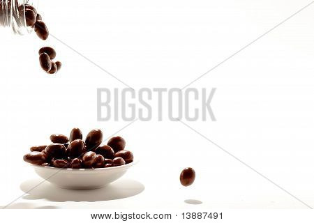 Candy in die Schüssel Gießen