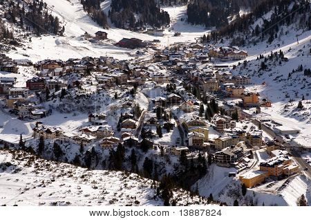 Obertaurn Ski Resort w austriackich Alpach