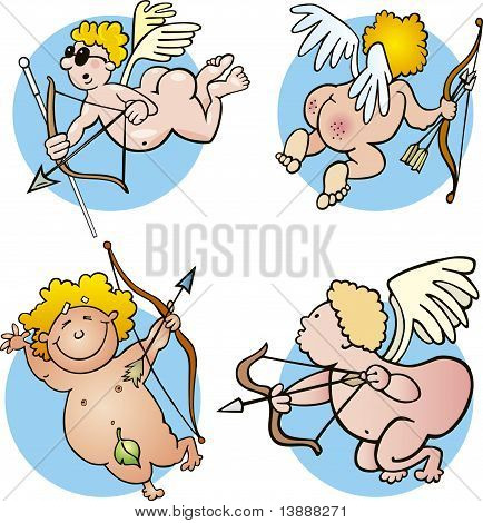 Lustige Cupids