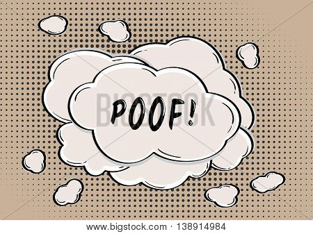 Poof Comic Bubble