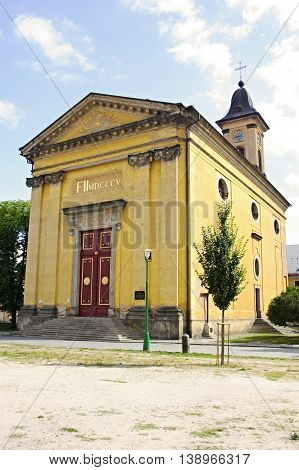 Church in Josefov bastion fortress near Jaromer