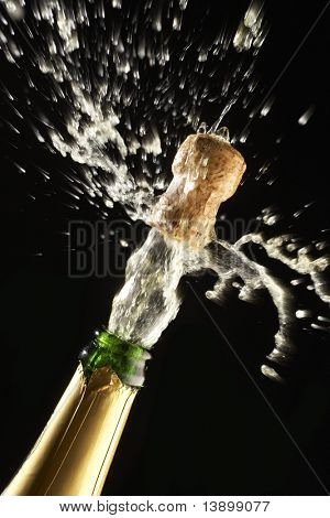 Popping Champagne Cork