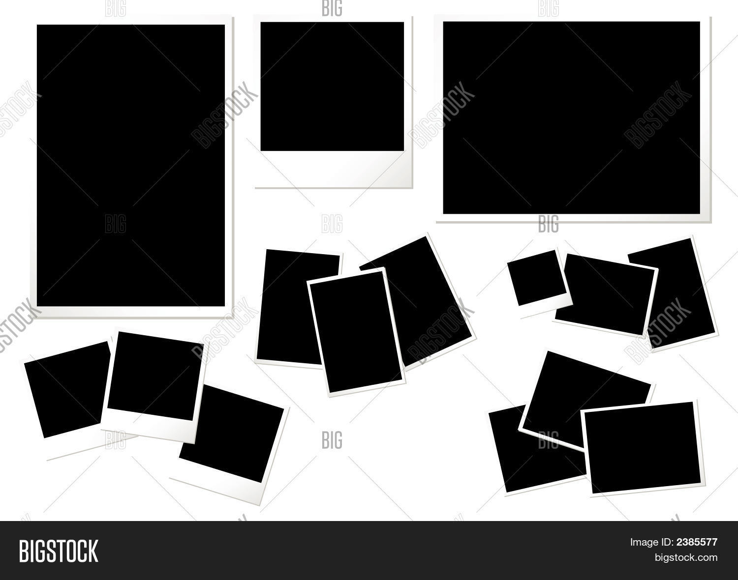 Photo Paper Templates Vector & Photo (Free Trial) Bigstock
