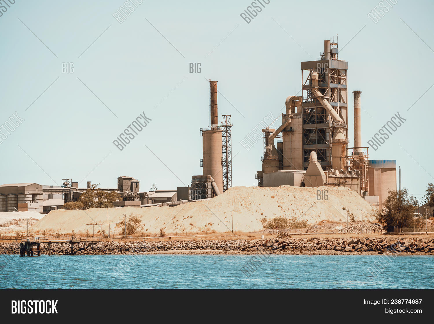 Cement Plant Port Image & Photo (Free Trial) Bigstock