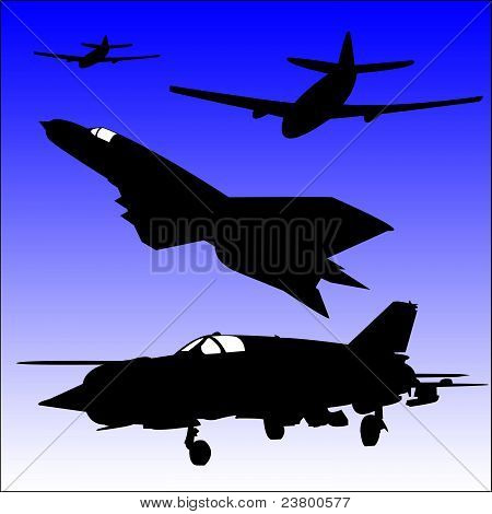 Sagome del vettore aereo