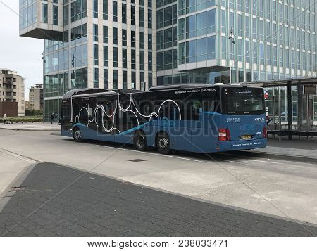 Almere, Flevoland, The Netherlands - March 17, 2018: Public Transport Bus Form  Allgo (keolis Nederl