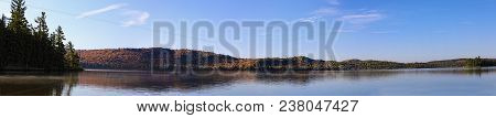 A Panorama View Of Algonquin In Fall