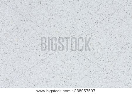 Fresh Surface Synthetic Stone In White Colour. High Resolution Photo.