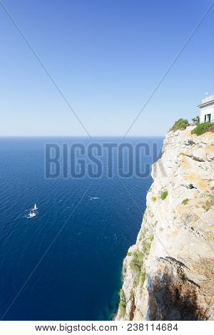Cap De Formentor, Mallorca, Spain - Nice View Onto The Sea From The Lighthouse Of Formentor