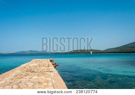 Landscape Of Sardinian Gulf Of Maristella
