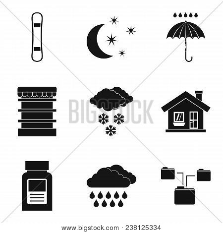 House Of Representatives Icons Set. Simple Set Of 9 House Of Representatives Vector Icons For Web Is