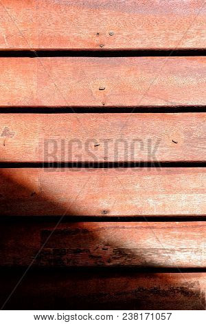 Old Wooden Wall With Sun Light Bema Background.