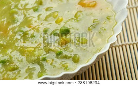 Sai Bhaji -  Sindhi Vegetarian Curry, Consisting Of Dal ,lentils, Palak ,spinach, And Other Vegetabl