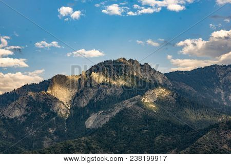 Sunset At Sequoia National Park