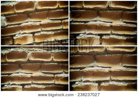 Old Brick Wall, Stone Background Or Rock Surface - Good For Web Site Or Mobile Devices.