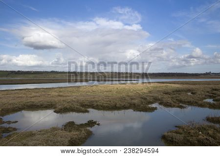 View Across The Hadleigh Ray From Canvey Island, Essex, England